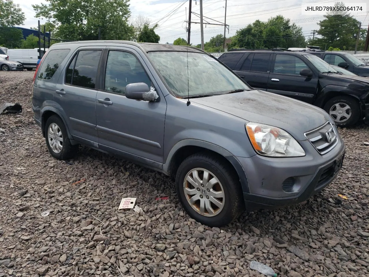 2005 Honda Cr-V Se VIN: JHLRD789X5C064174 Lot: 59080094