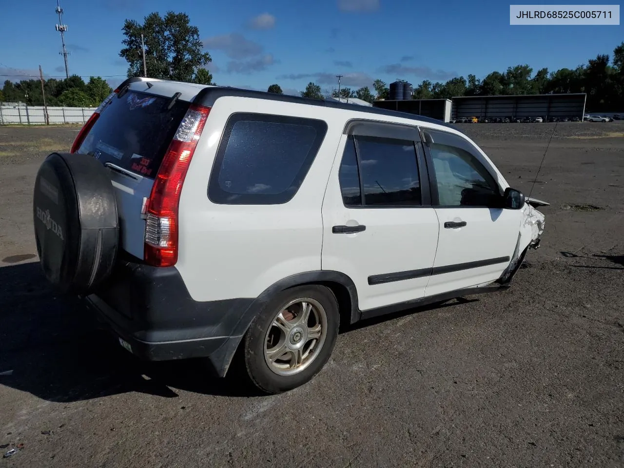 2005 Honda Cr-V Lx VIN: JHLRD68525C005711 Lot: 59366964