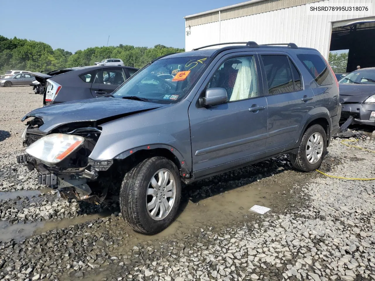 2005 Honda Cr-V Se VIN: SHSRD78995U318076 Lot: 62936574