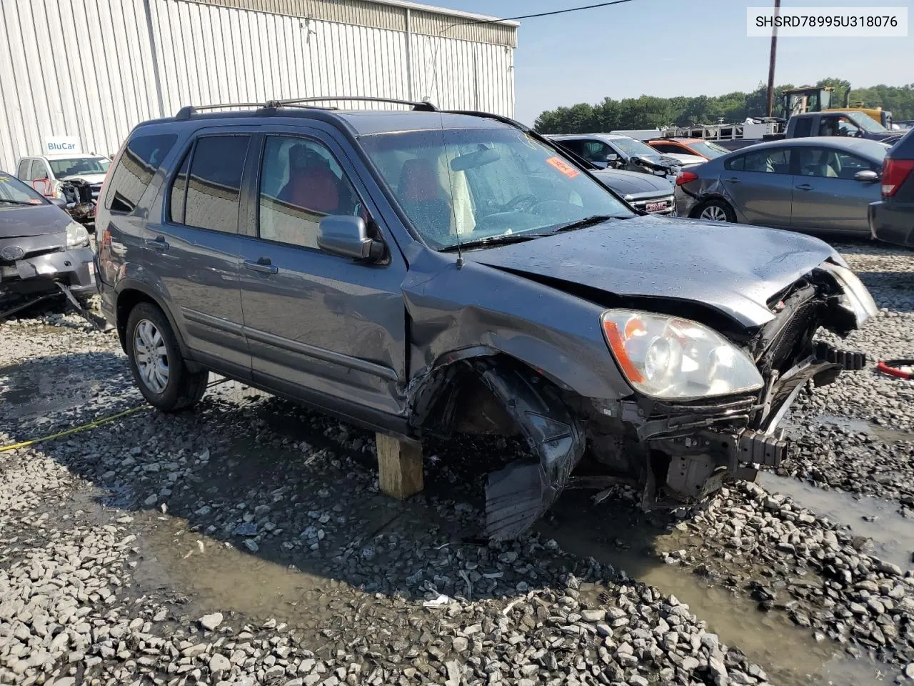 2005 Honda Cr-V Se VIN: SHSRD78995U318076 Lot: 62936574