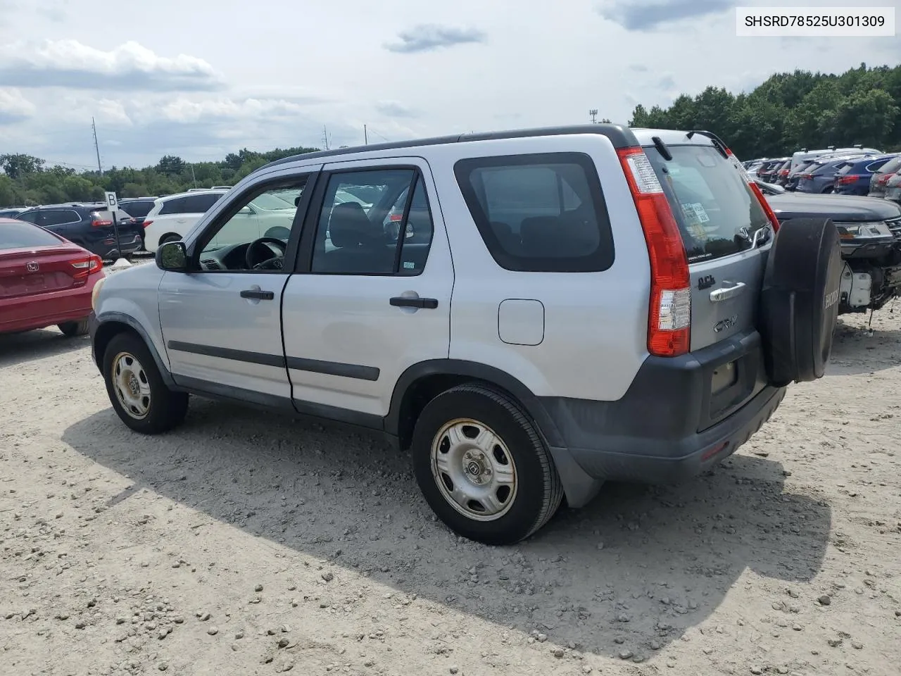 2005 Honda Cr-V Lx VIN: SHSRD78525U301309 Lot: 64245174