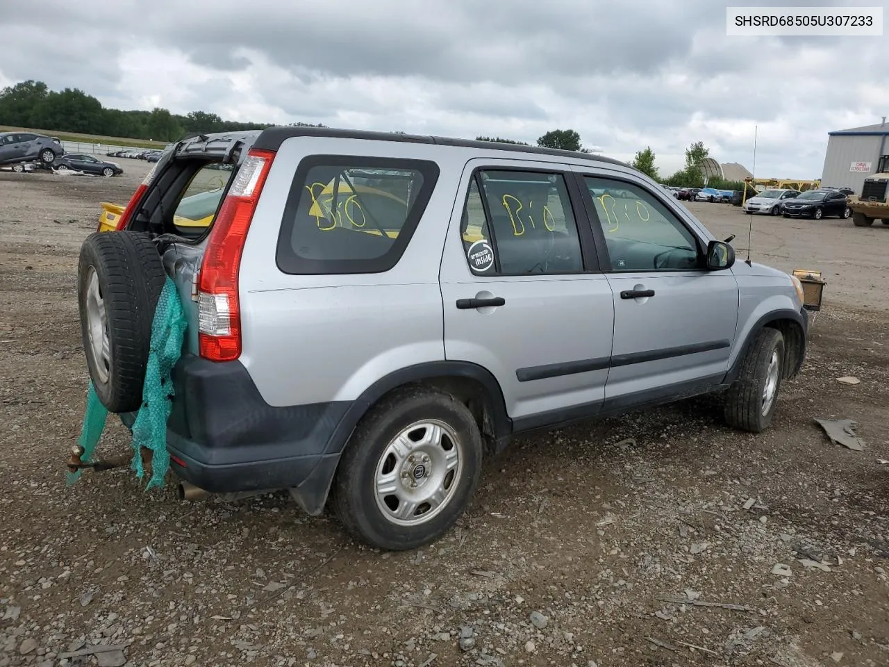 2005 Honda Cr-V Lx VIN: SHSRD68505U307233 Lot: 65296184