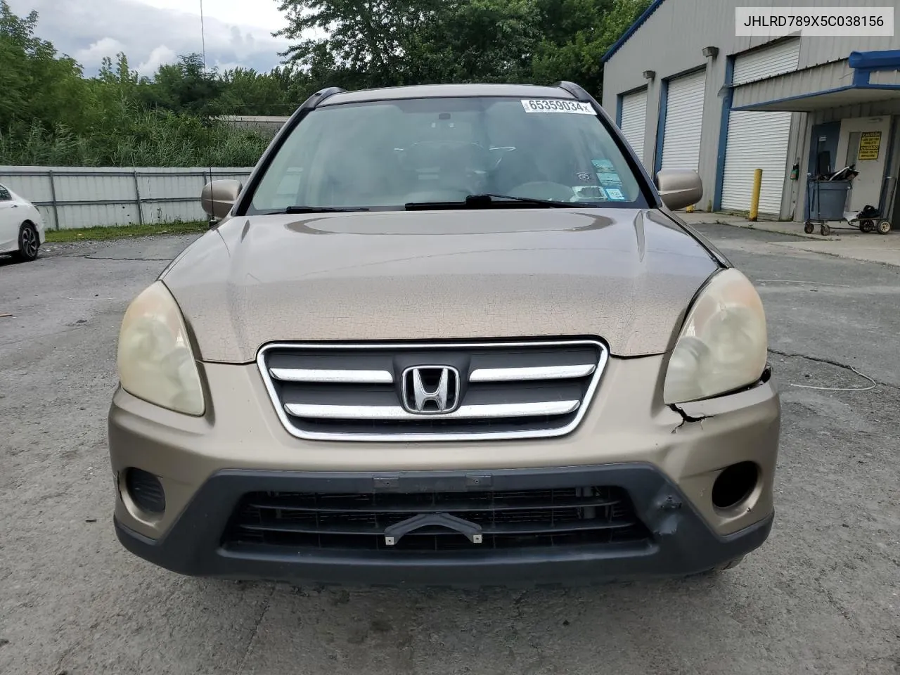 2005 Honda Cr-V Se VIN: JHLRD789X5C038156 Lot: 65359034