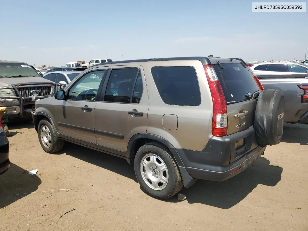 JHLRD78595C059593 2005 Honda Cr-V Lx