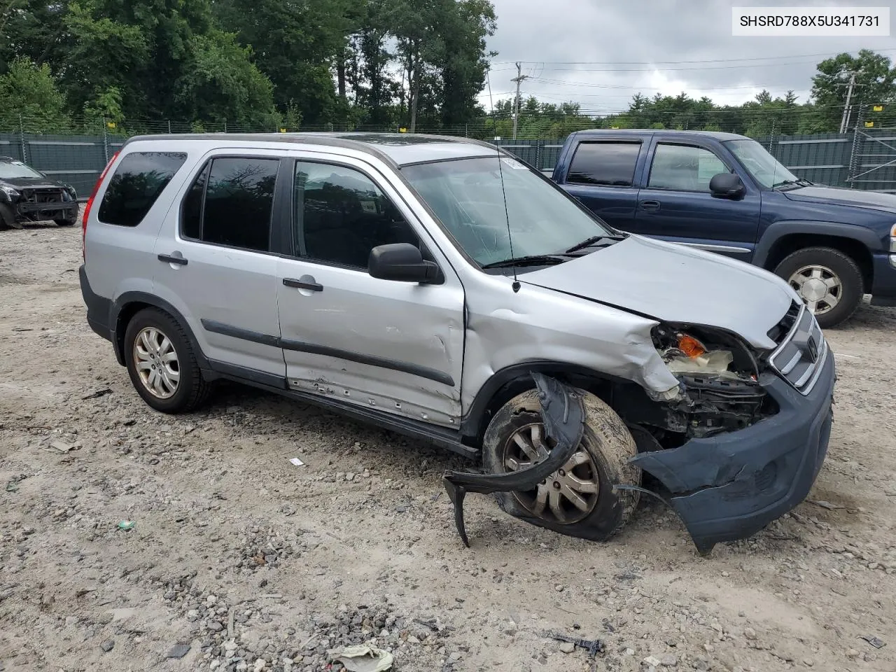 2005 Honda Cr-V Ex VIN: SHSRD788X5U341731 Lot: 67819944