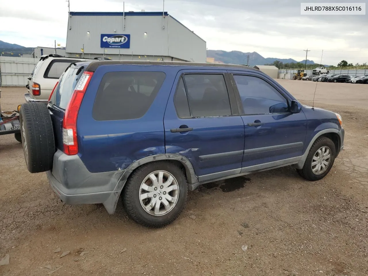 JHLRD788X5C016116 2005 Honda Cr-V Ex