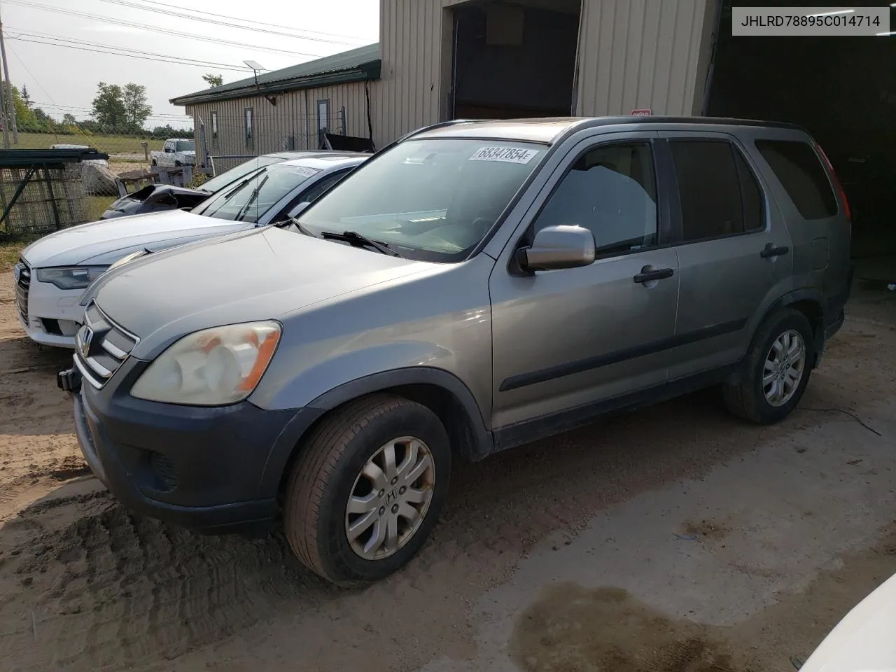 2005 Honda Cr-V Ex VIN: JHLRD78895C014714 Lot: 68347854