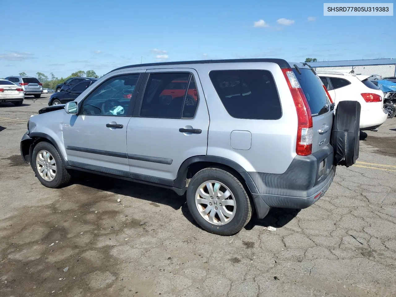 2005 Honda Cr-V Ex VIN: SHSRD77805U319383 Lot: 69459794