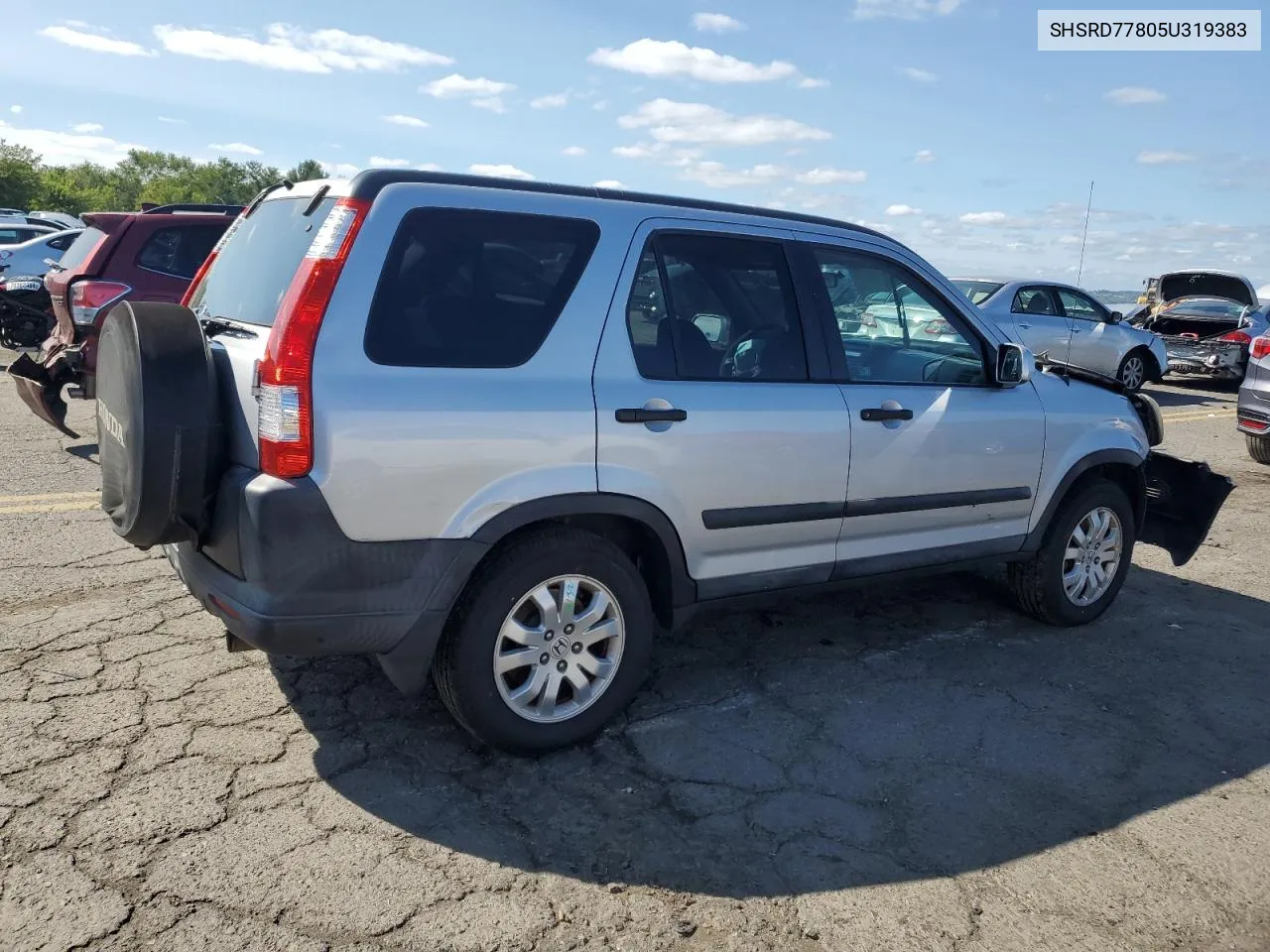 2005 Honda Cr-V Ex VIN: SHSRD77805U319383 Lot: 69459794