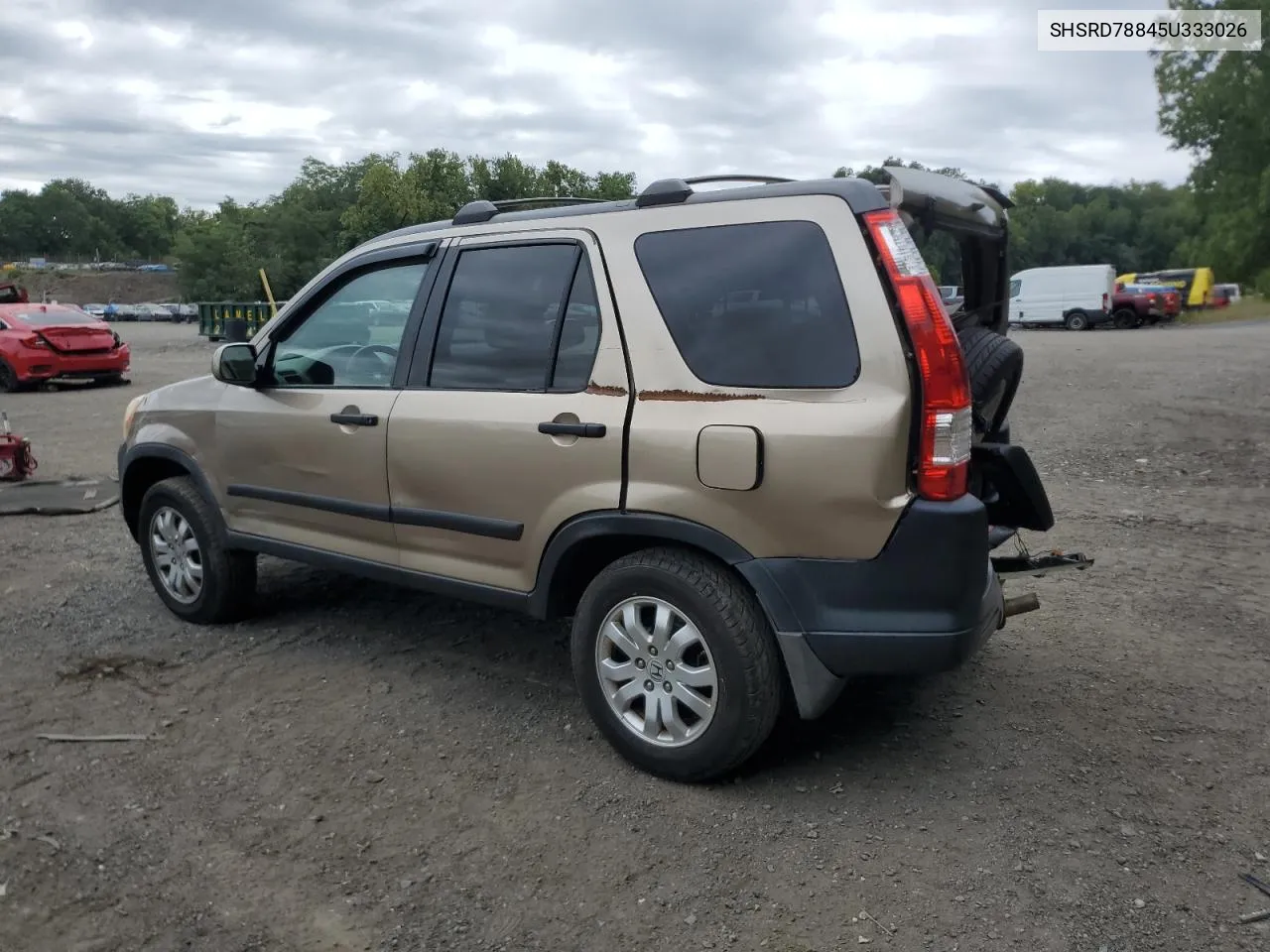 2005 Honda Cr-V Ex VIN: SHSRD78845U333026 Lot: 69493454