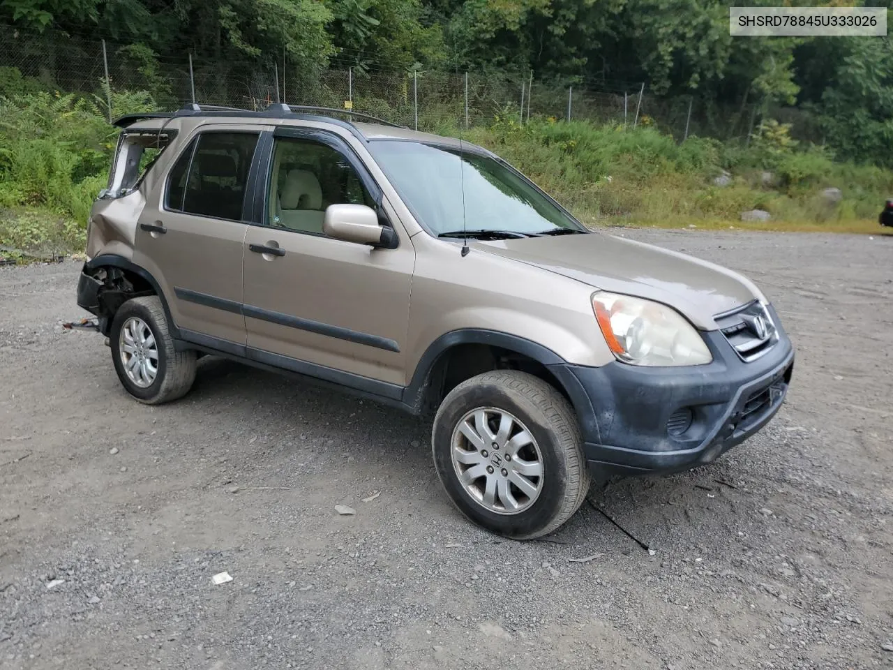 2005 Honda Cr-V Ex VIN: SHSRD78845U333026 Lot: 69493454