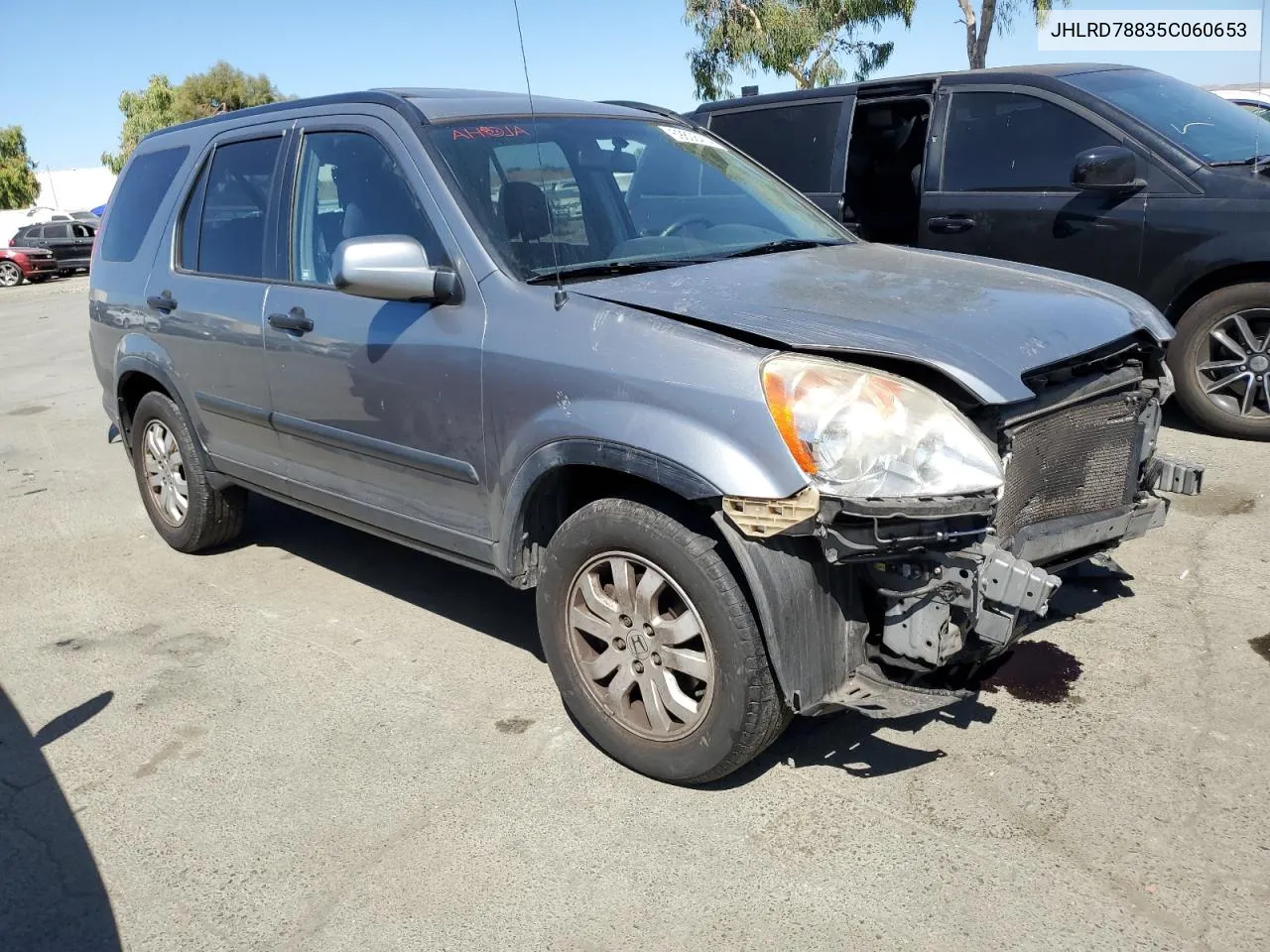 2005 Honda Cr-V Ex VIN: JHLRD78835C060653 Lot: 69808414