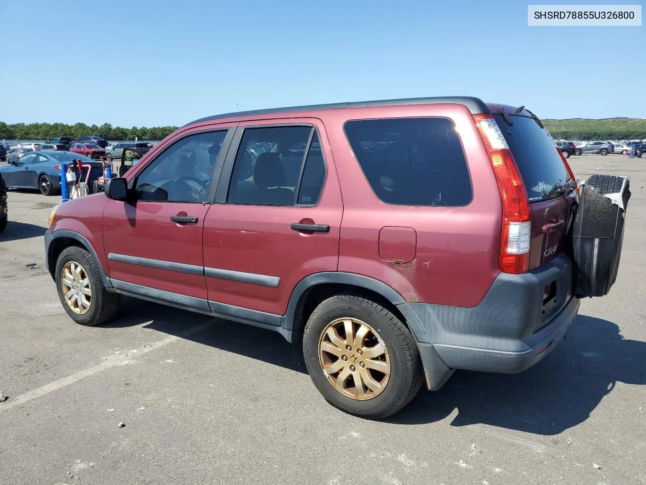 2005 Honda Cr-V Ex VIN: SHSRD78855U326800 Lot: 70073874