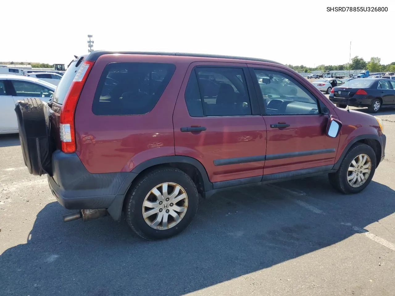 2005 Honda Cr-V Ex VIN: SHSRD78855U326800 Lot: 70073874