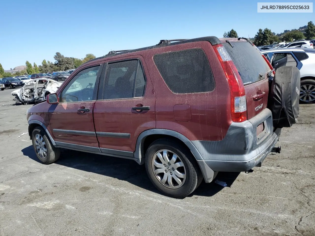 2005 Honda Cr-V Ex VIN: JHLRD78895C025633 Lot: 70261144