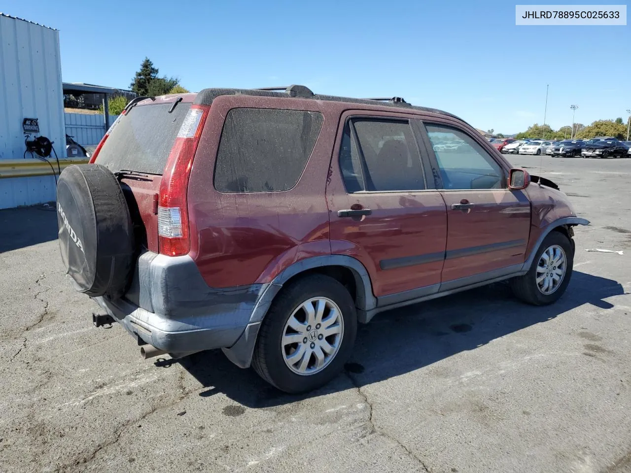 2005 Honda Cr-V Ex VIN: JHLRD78895C025633 Lot: 70261144