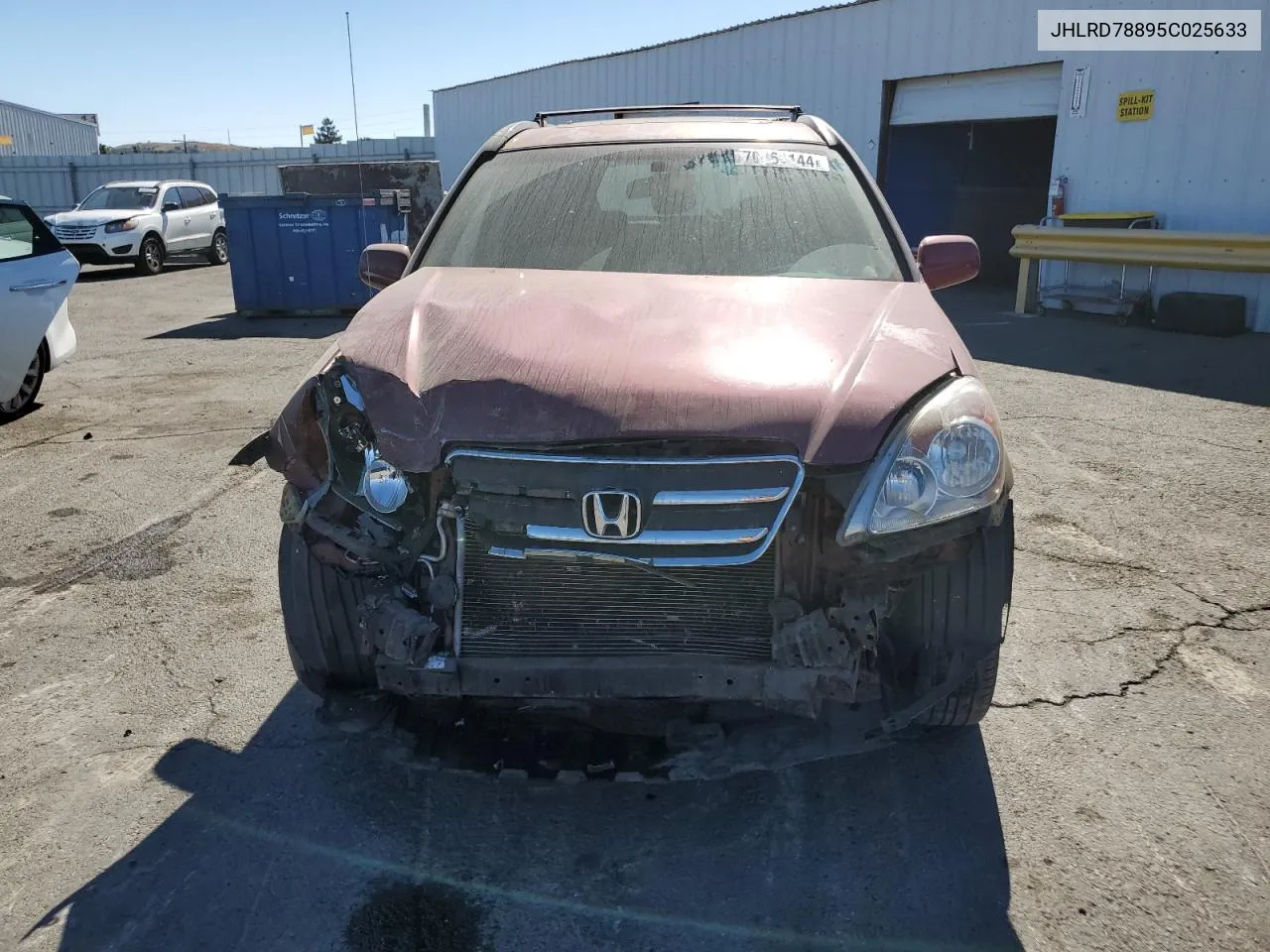 2005 Honda Cr-V Ex VIN: JHLRD78895C025633 Lot: 70261144