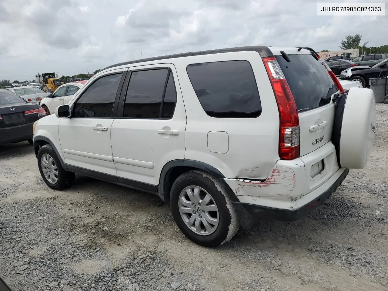 JHLRD78905C024363 2005 Honda Cr-V Se