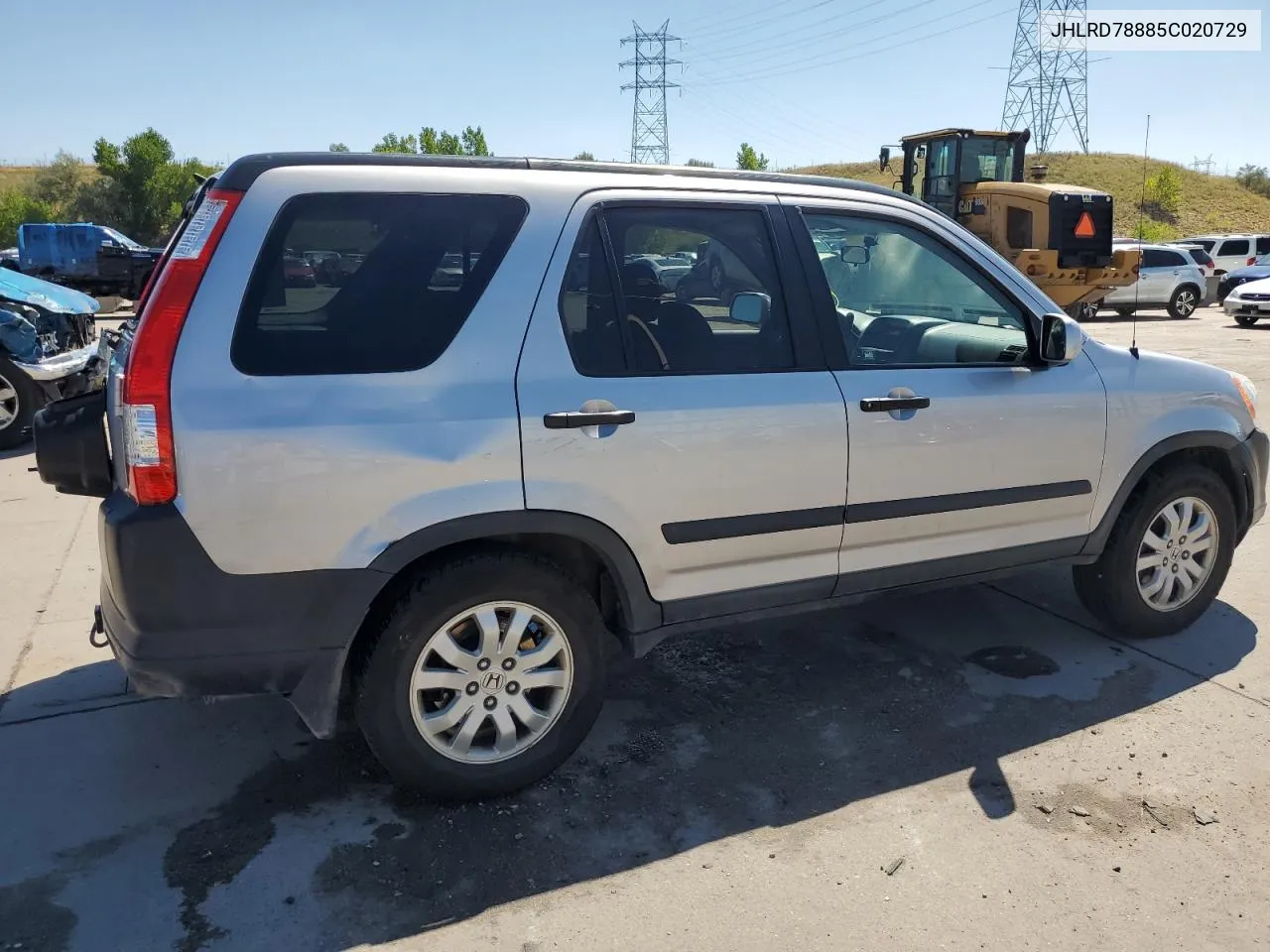 2005 Honda Cr-V Ex VIN: JHLRD78885C020729 Lot: 70387534