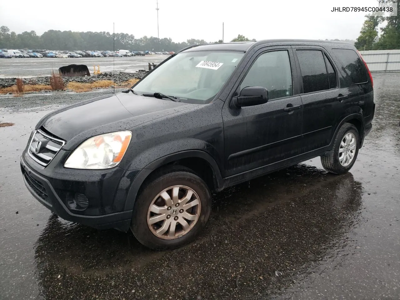 2005 Honda Cr-V Se VIN: JHLRD78945C004438 Lot: 70845954