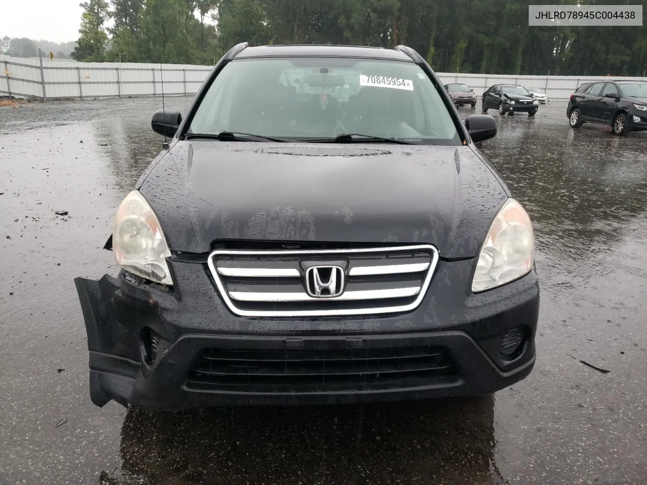 2005 Honda Cr-V Se VIN: JHLRD78945C004438 Lot: 70845954