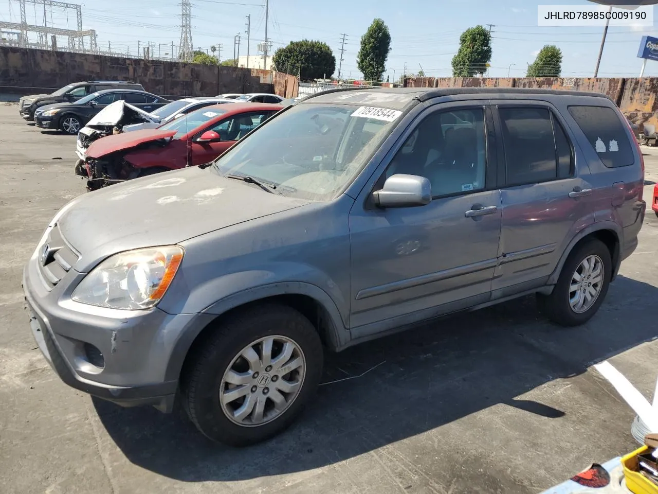 JHLRD78985C009190 2005 Honda Cr-V Se