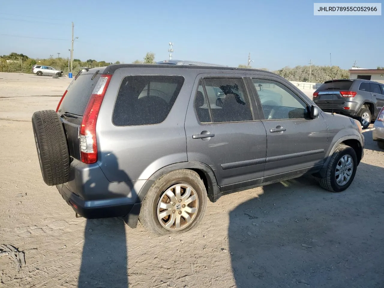 2005 Honda Cr-V Se VIN: JHLRD78955C052966 Lot: 71104804