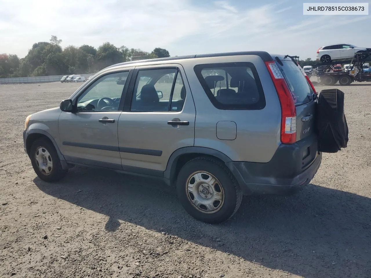 2005 Honda Cr-V Lx VIN: JHLRD78515C038673 Lot: 71137114