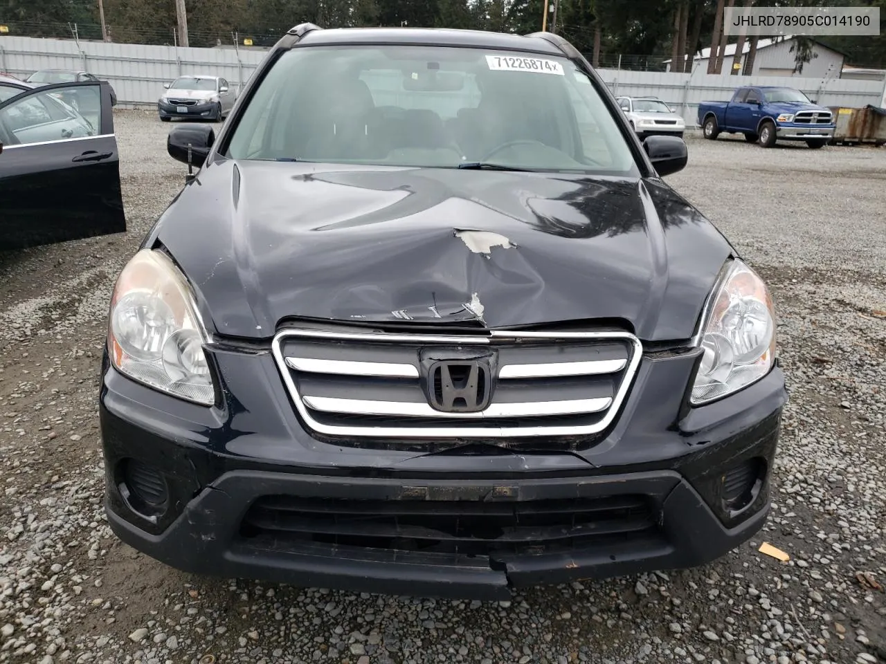 2005 Honda Cr-V Se VIN: JHLRD78905C014190 Lot: 71226874