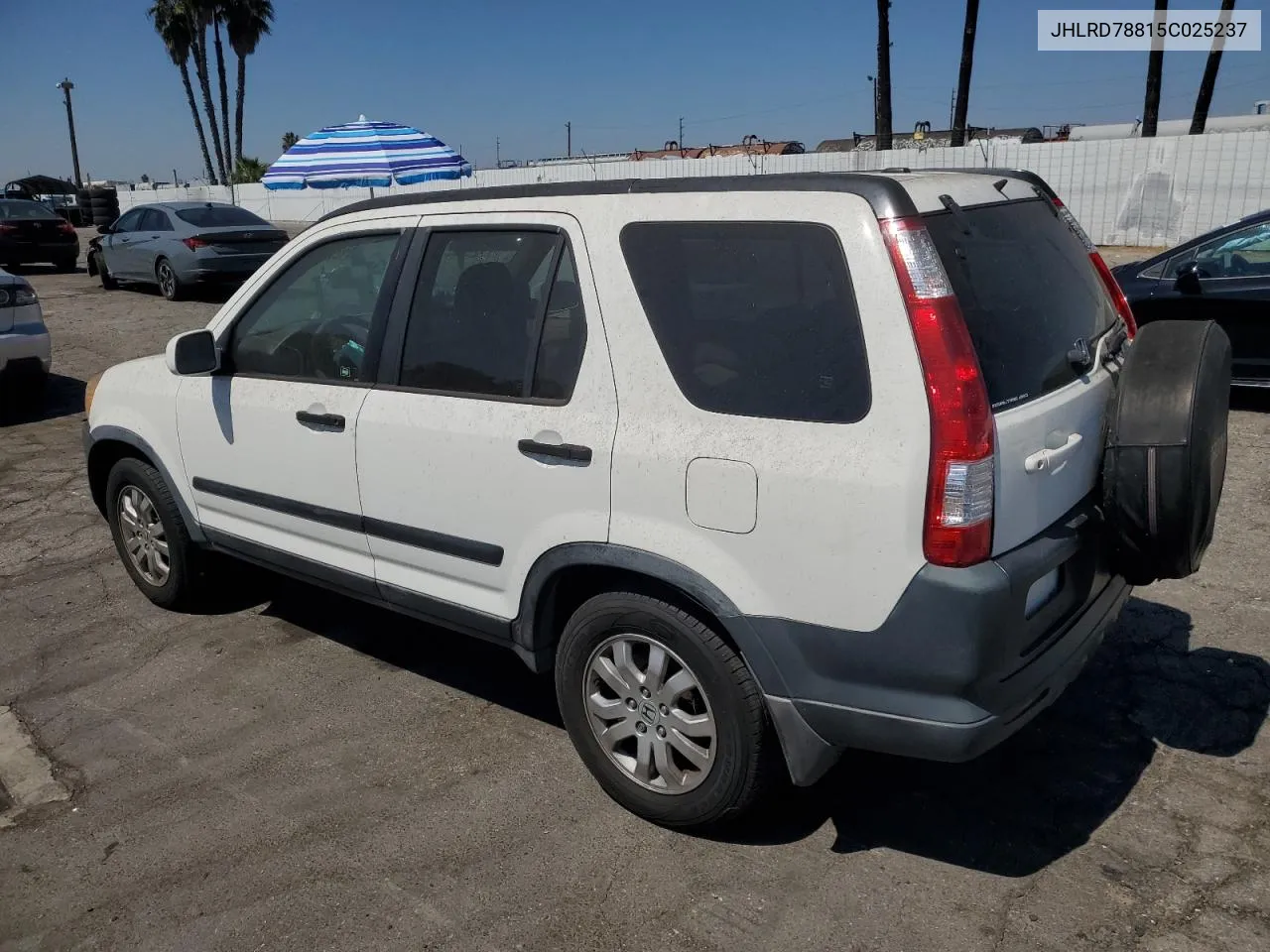 JHLRD78815C025237 2005 Honda Cr-V Ex