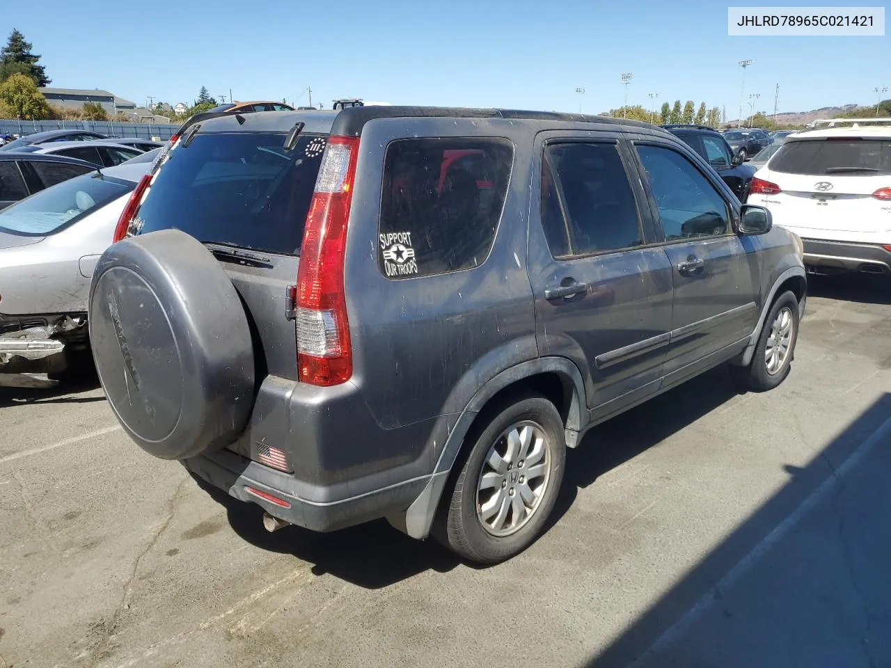 2005 Honda Cr-V Se VIN: JHLRD78965C021421 Lot: 71495474