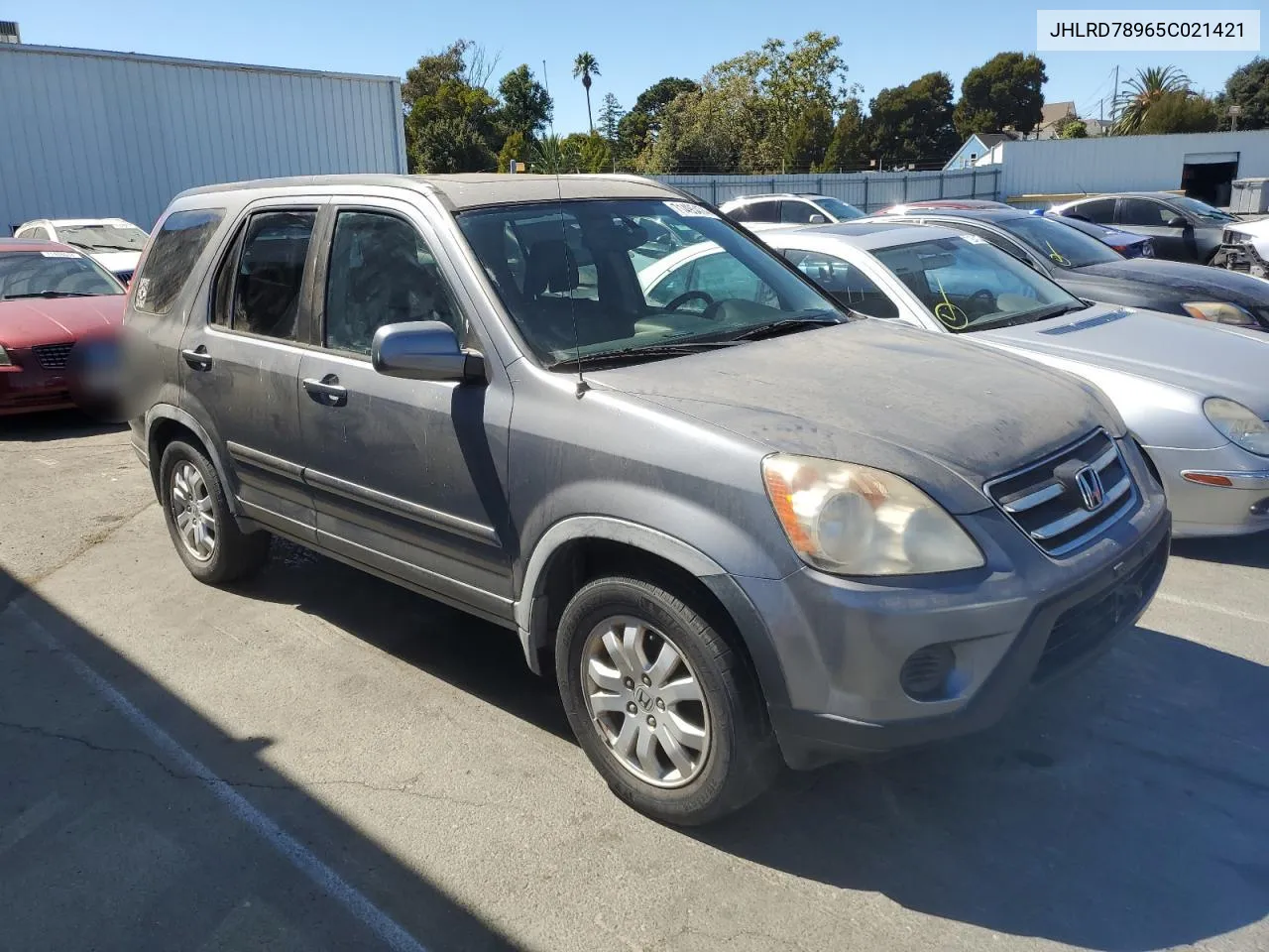 JHLRD78965C021421 2005 Honda Cr-V Se