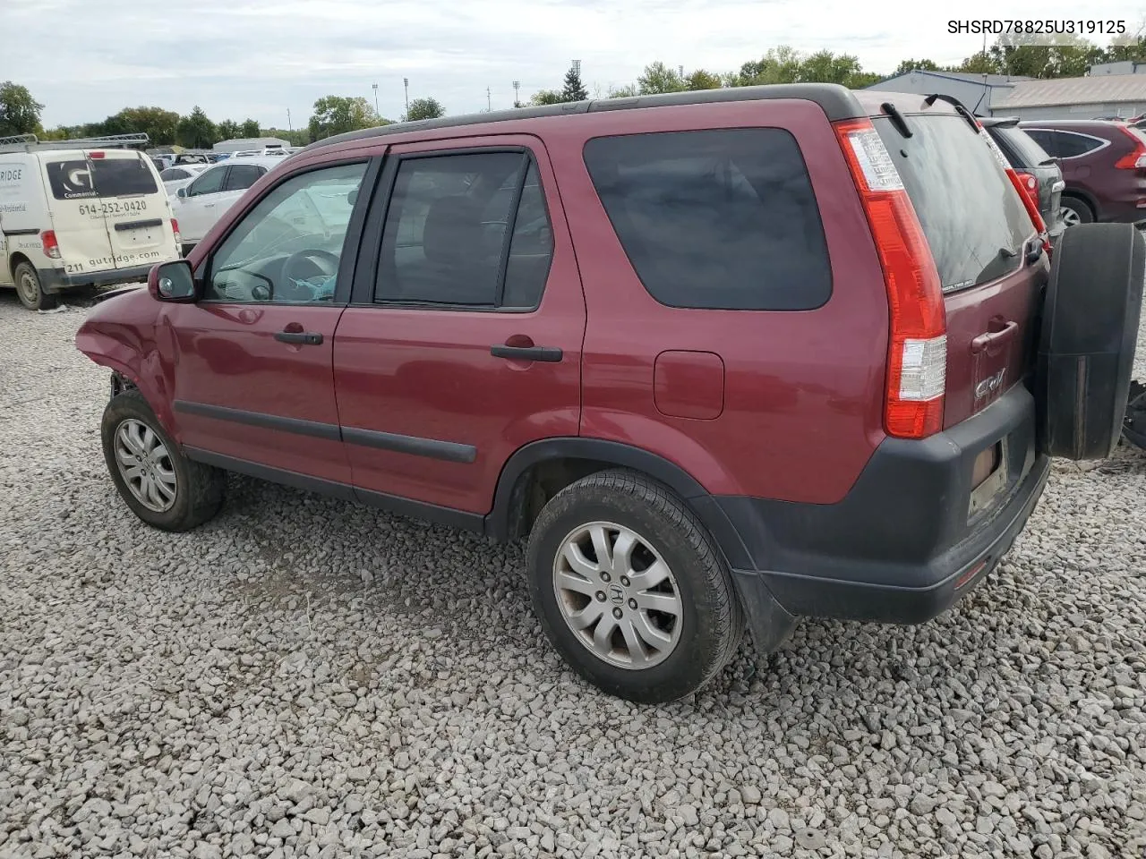 2005 Honda Cr-V Ex VIN: SHSRD78825U319125 Lot: 71601754