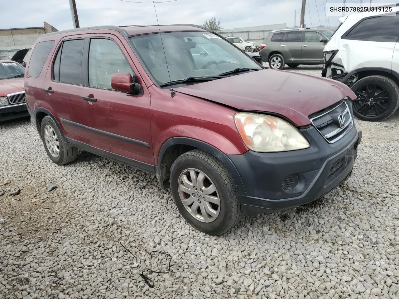 2005 Honda Cr-V Ex VIN: SHSRD78825U319125 Lot: 71601754