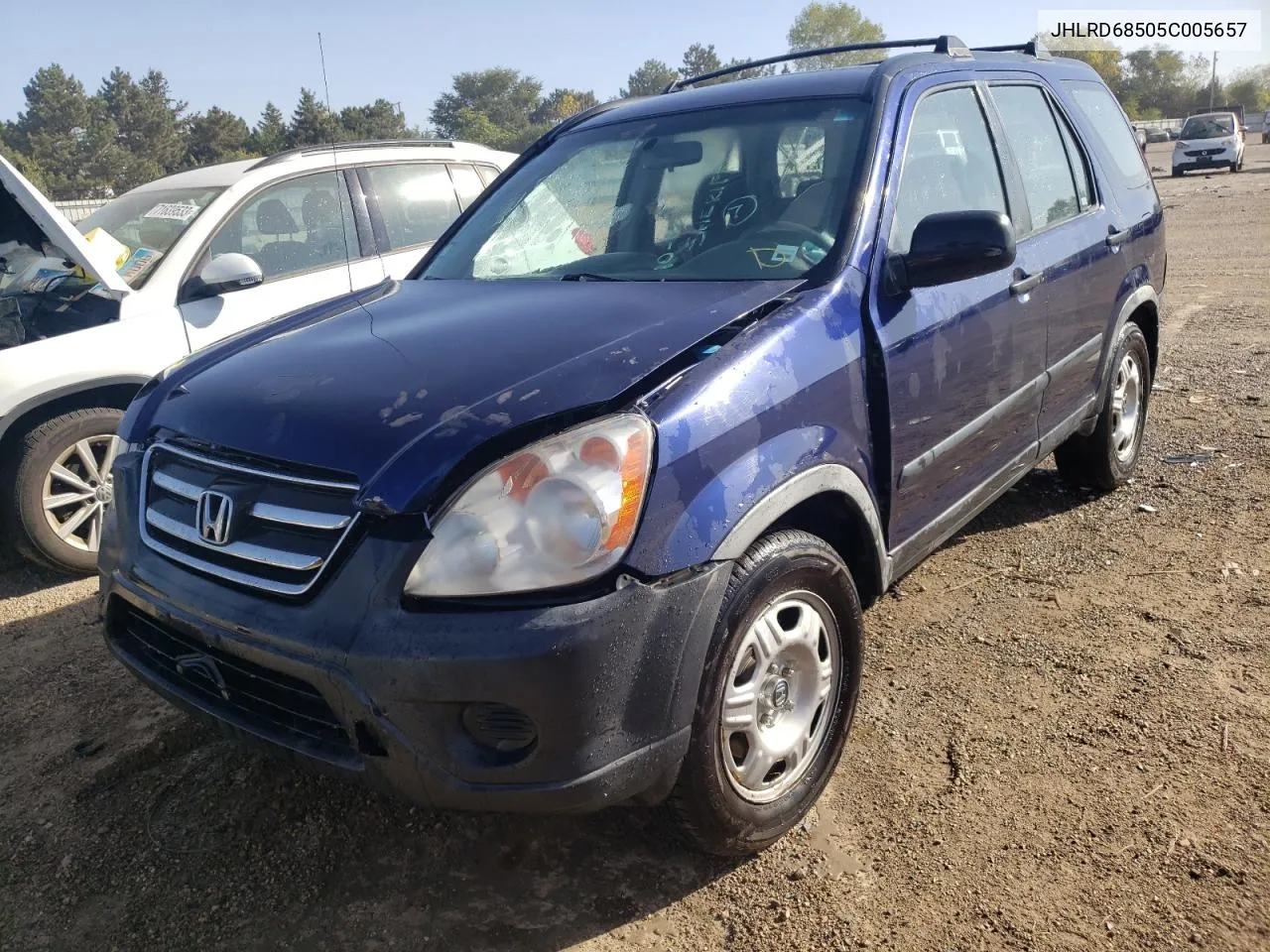 JHLRD68505C005657 2005 Honda Cr-V Lx