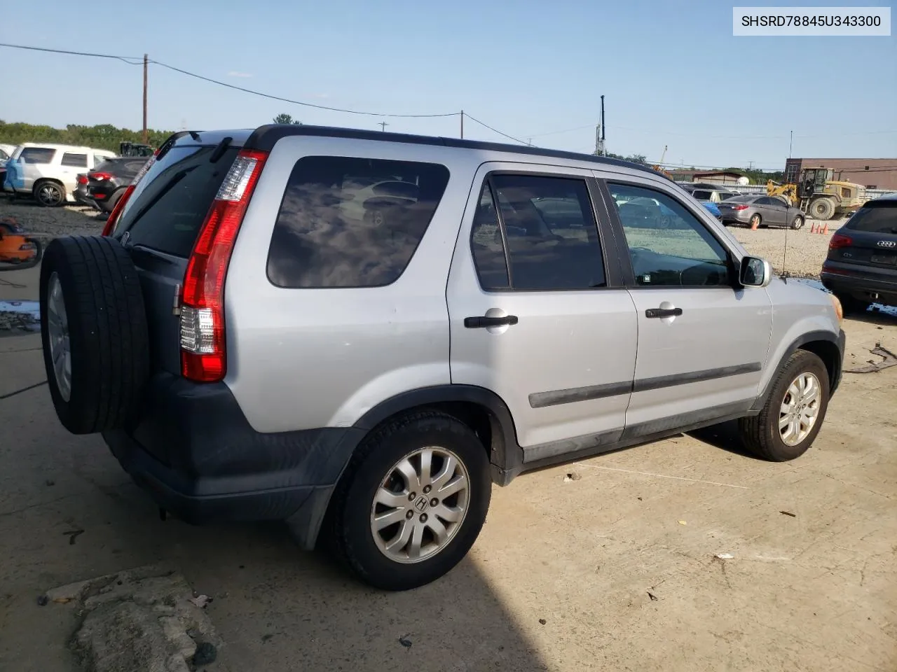 2005 Honda Cr-V Ex VIN: SHSRD78845U343300 Lot: 71617224