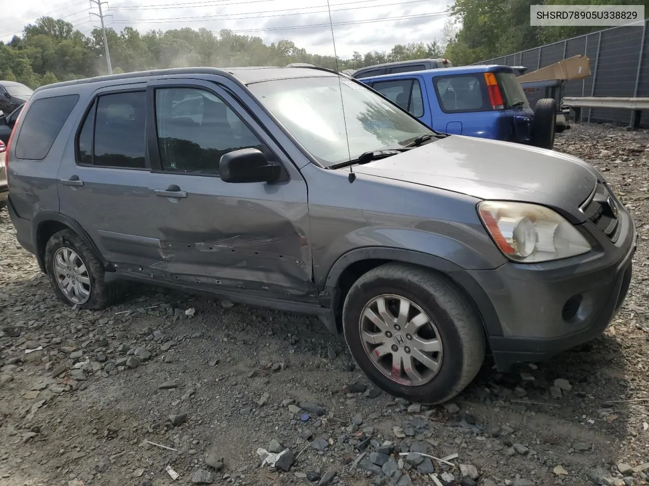 2005 Honda Cr-V Se VIN: SHSRD78905U338829 Lot: 71819804