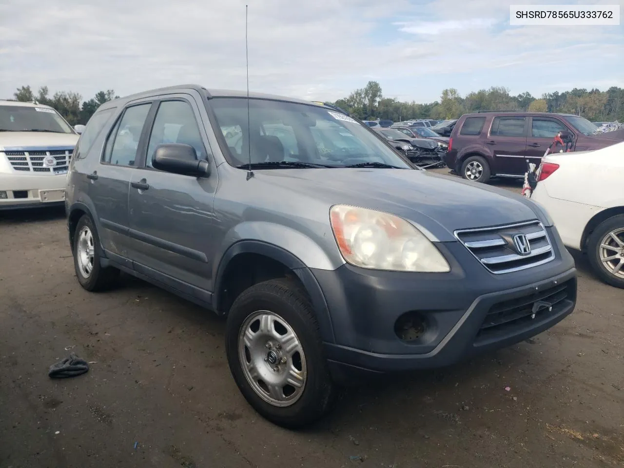 2005 Honda Cr-V Lx VIN: SHSRD78565U333762 Lot: 71924394