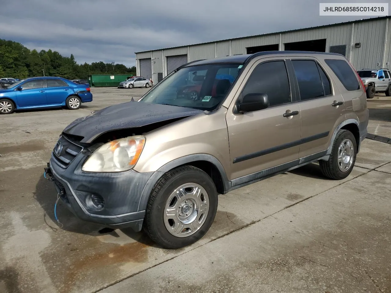 2005 Honda Cr-V Lx VIN: JHLRD68585C014218 Lot: 71962924