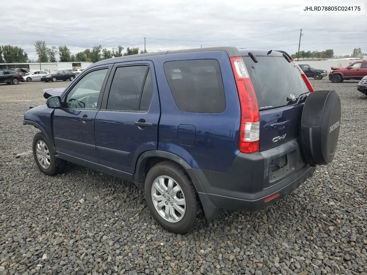 2005 Honda Cr-V Ex VIN: JHLRD78805C024175 Lot: 72039644