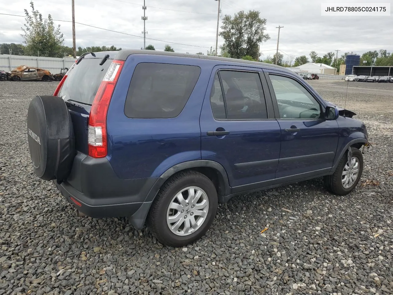 2005 Honda Cr-V Ex VIN: JHLRD78805C024175 Lot: 72039644