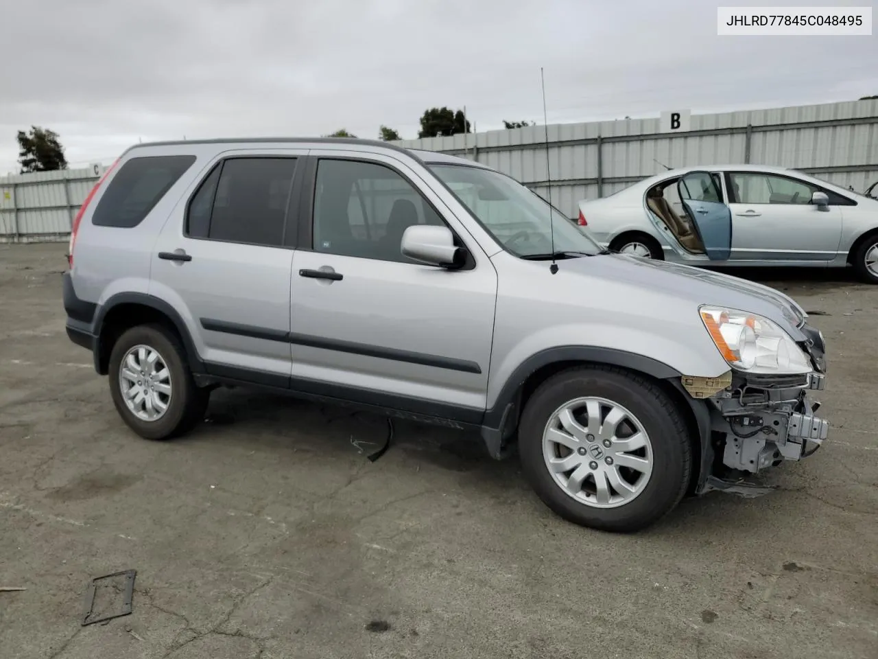 JHLRD77845C048495 2005 Honda Cr-V Ex