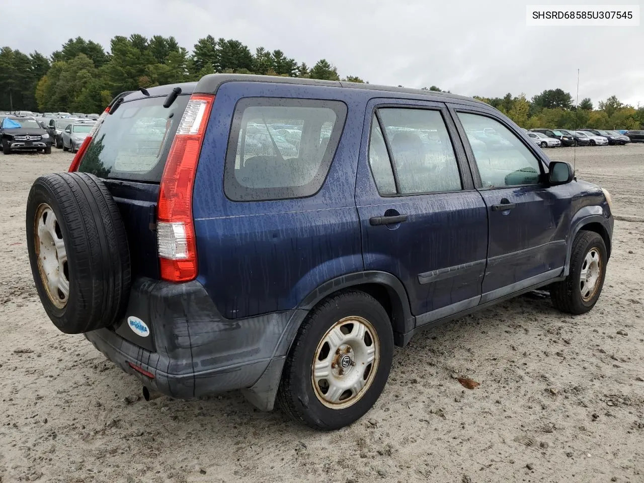 2005 Honda Cr-V Lx VIN: SHSRD68585U307545 Lot: 72228284