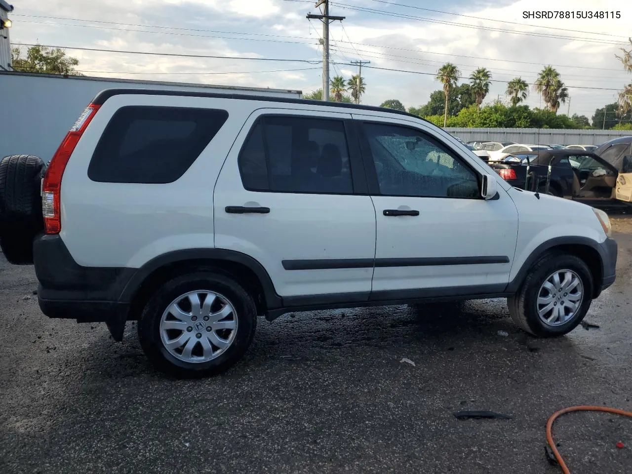 2005 Honda Cr-V Ex VIN: SHSRD78815U348115 Lot: 72270354