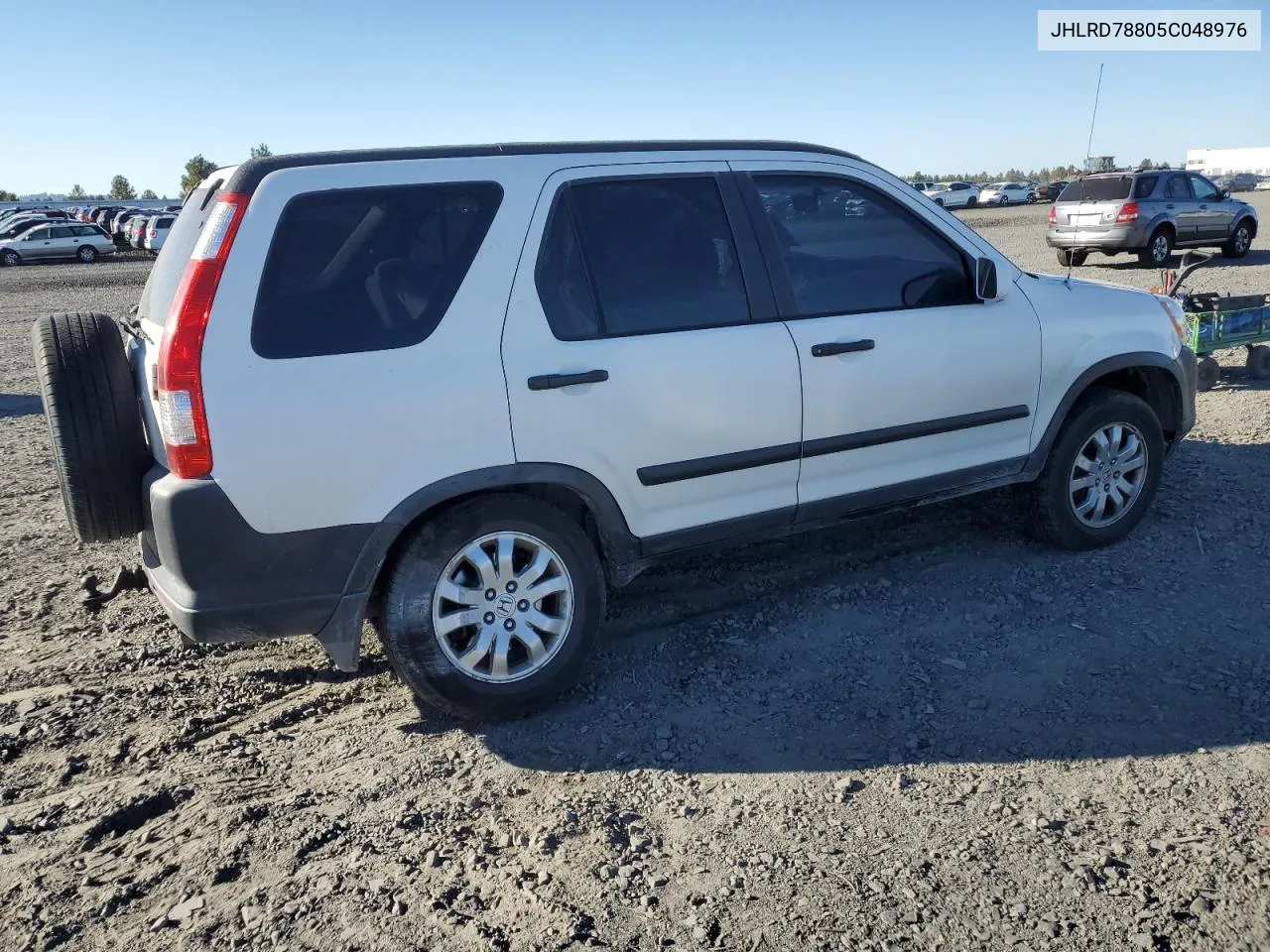 2005 Honda Cr-V Ex VIN: JHLRD78805C048976 Lot: 73252544