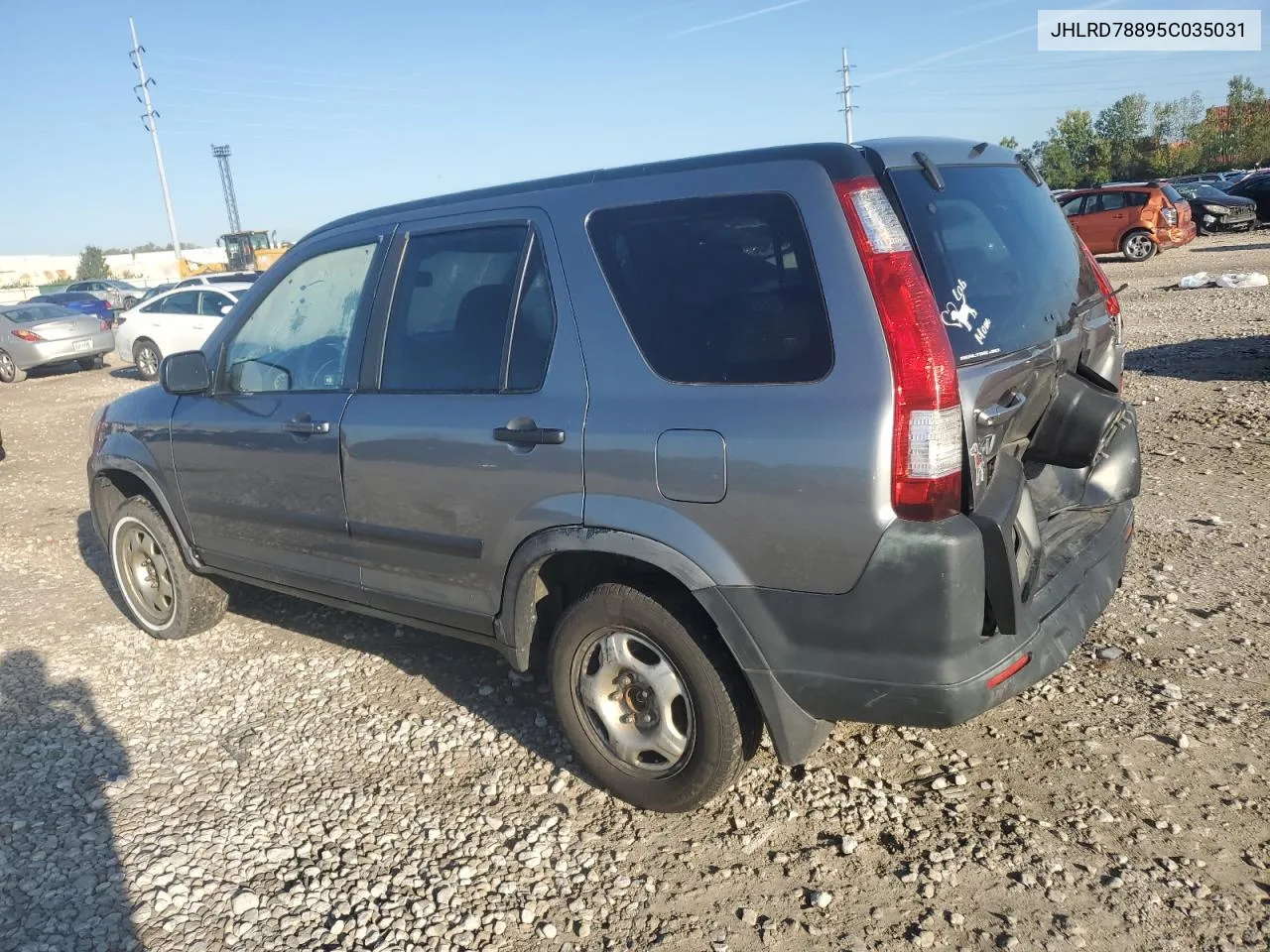 2005 Honda Cr-V Ex VIN: JHLRD78895C035031 Lot: 73510874