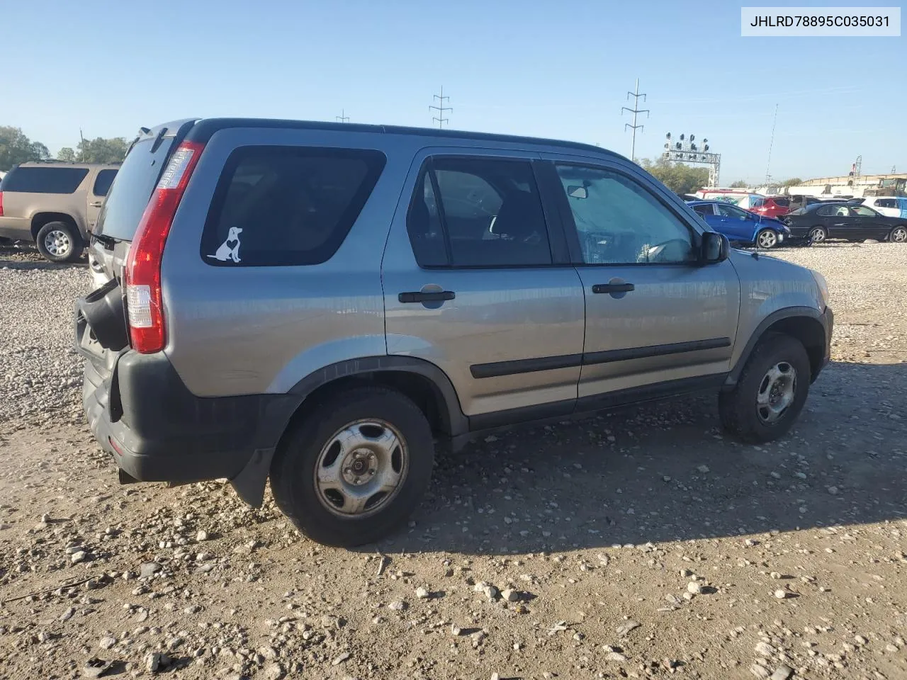 2005 Honda Cr-V Ex VIN: JHLRD78895C035031 Lot: 73510874