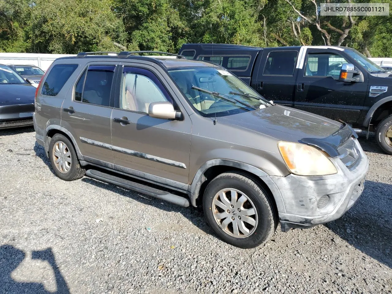 2005 Honda Cr-V Ex VIN: JHLRD78855C001121 Lot: 73811044