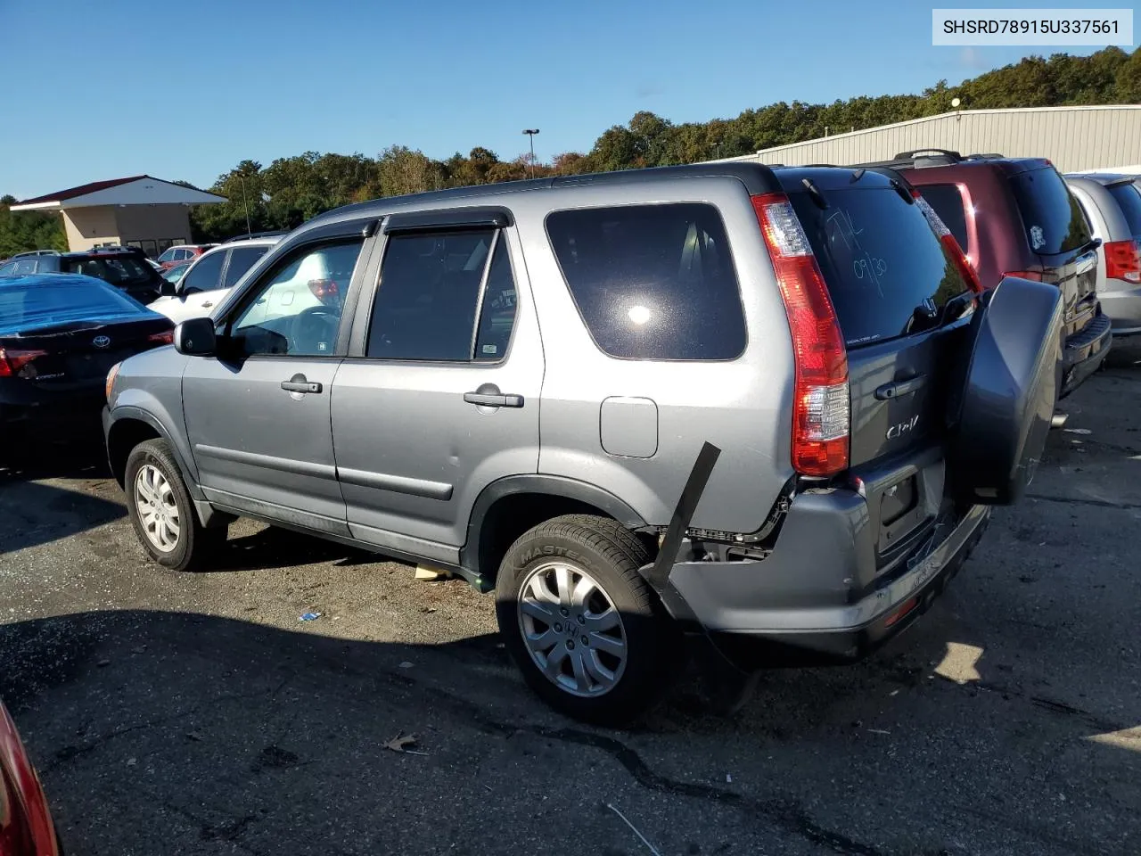 2005 Honda Cr-V Se VIN: SHSRD78915U337561 Lot: 74048104