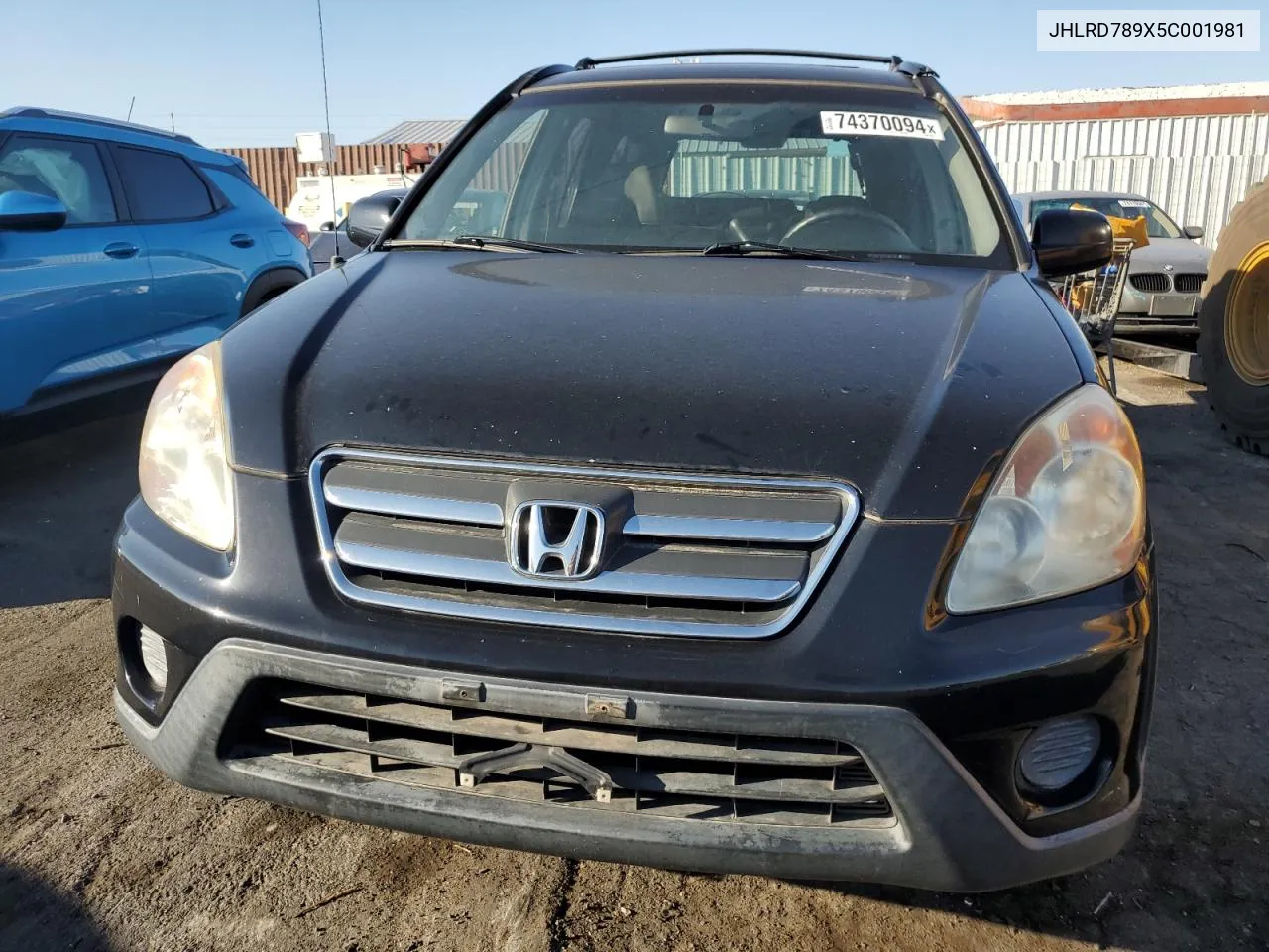 2005 Honda Cr-V Se VIN: JHLRD789X5C001981 Lot: 74370094